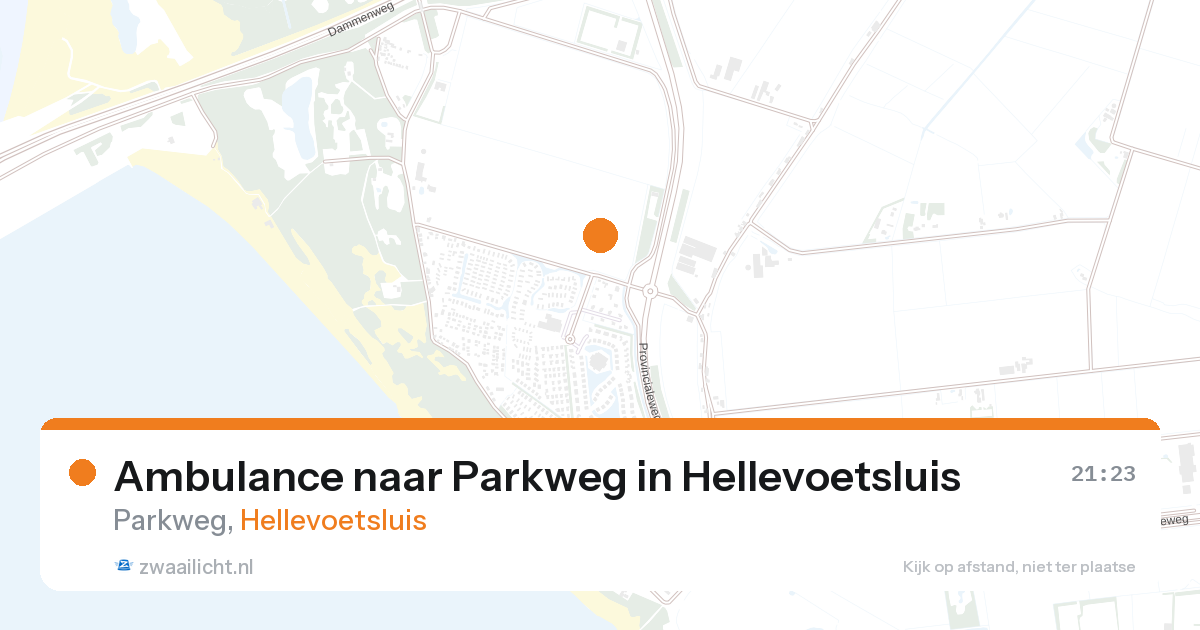 Ambulance naar Parkweg in Hellevoetsluis — 31 jan 2026