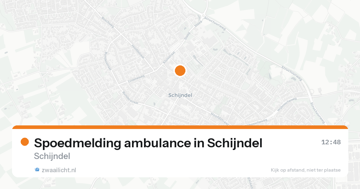 Spoedmelding ambulance in Schijndel — 31 jan 2026