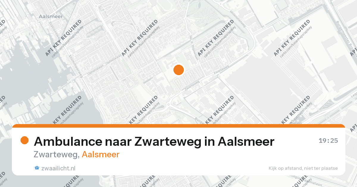 Ambulance naar Zwarteweg in Aalsmeer — 26 aug 2026