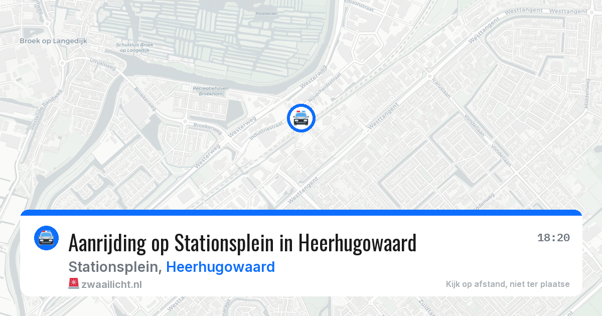 Aanrijding op Stationsplein in Heerhugowaard — 31 mei 2026
