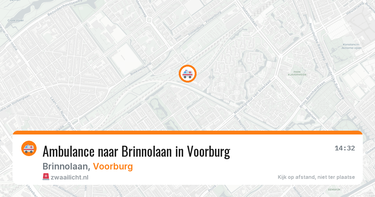 Ambulance naar Brinnolaan in Voorburg — 26 mei 2026