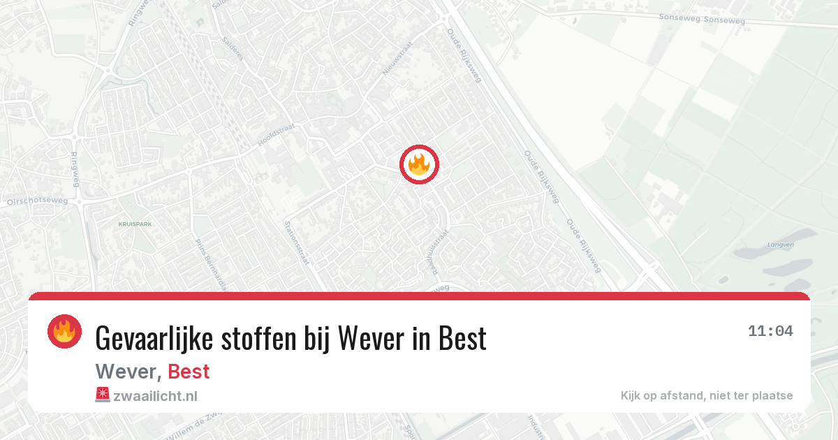 Gevaarlijke stoffen bij Wever in Best — 12 feb 2026