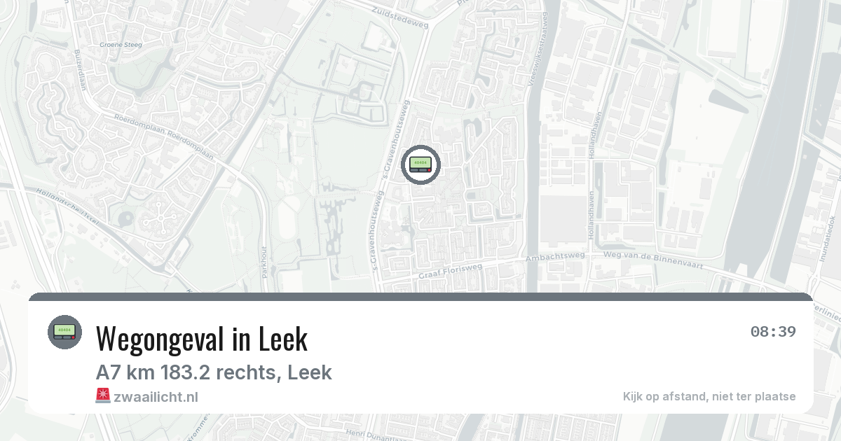 Wegongeval in Leek — 3 feb 2026