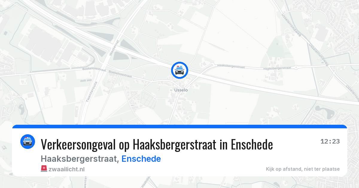 Verkeersongeval op Haaksbergerstraat in Enschede — 5 apr 2026