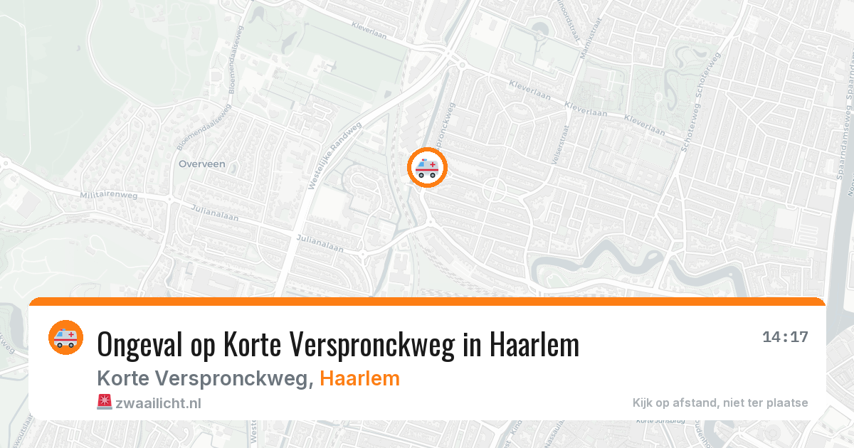 Ongeval op Korte Verspronckweg in Haarlem — 7 mrt 2026