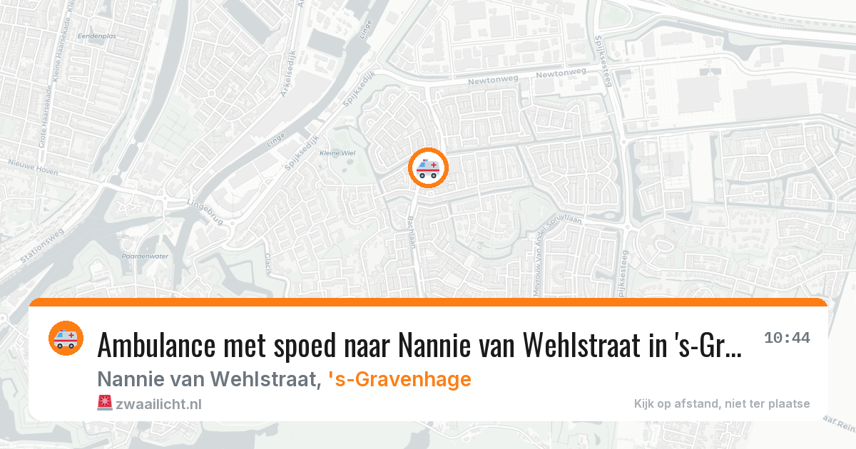 Ambulance met spoed naar Nannie van Wehlstraat in 's-Gravenhage — 27 feb 2026