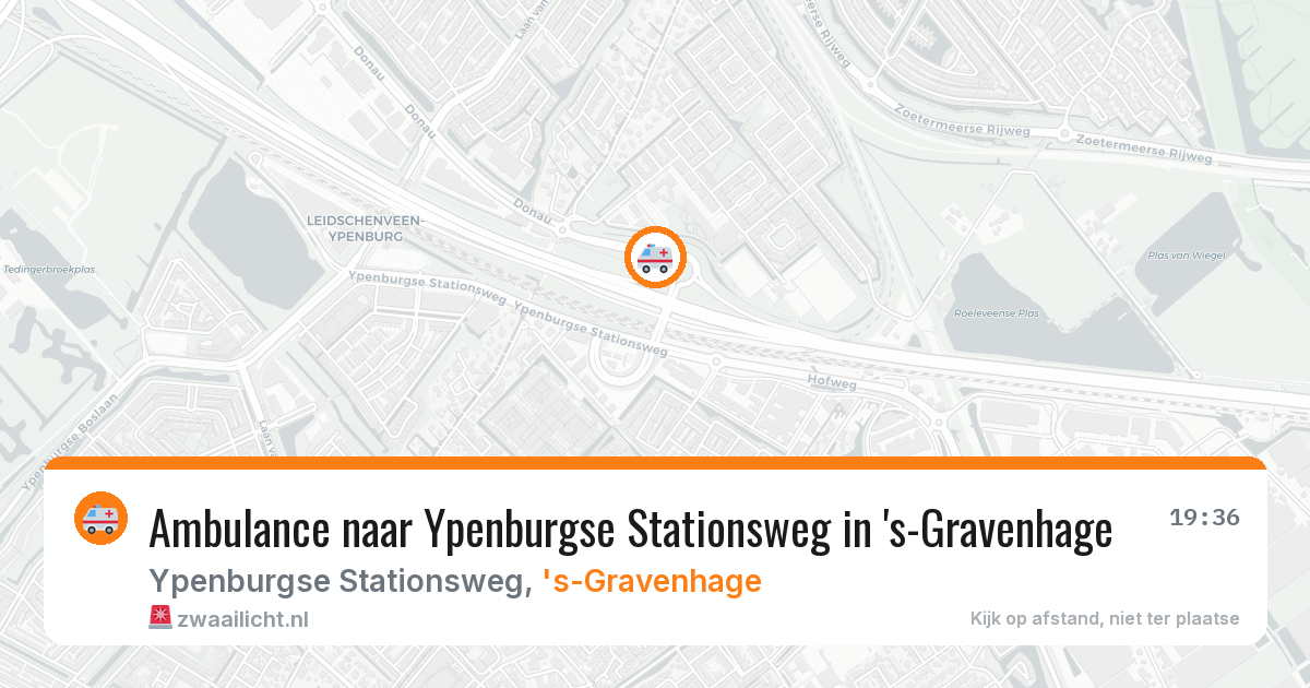 Ambulance naar Ypenburgse Stationsweg in 's-Gravenhage — 29 jul 2026
