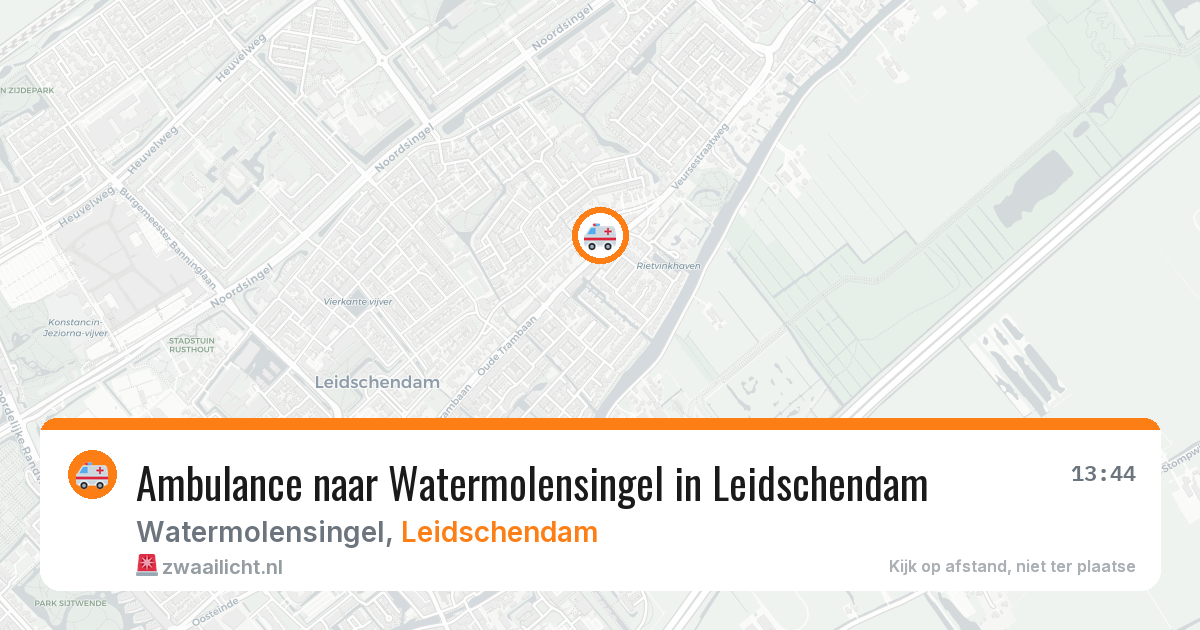 Ambulance naar Watermolensingel in Leidschendam — 30 jun 2026