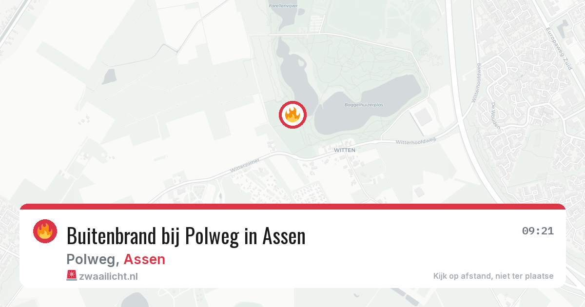 Buitenbrand bij Polweg in Assen — 26 jul 2026