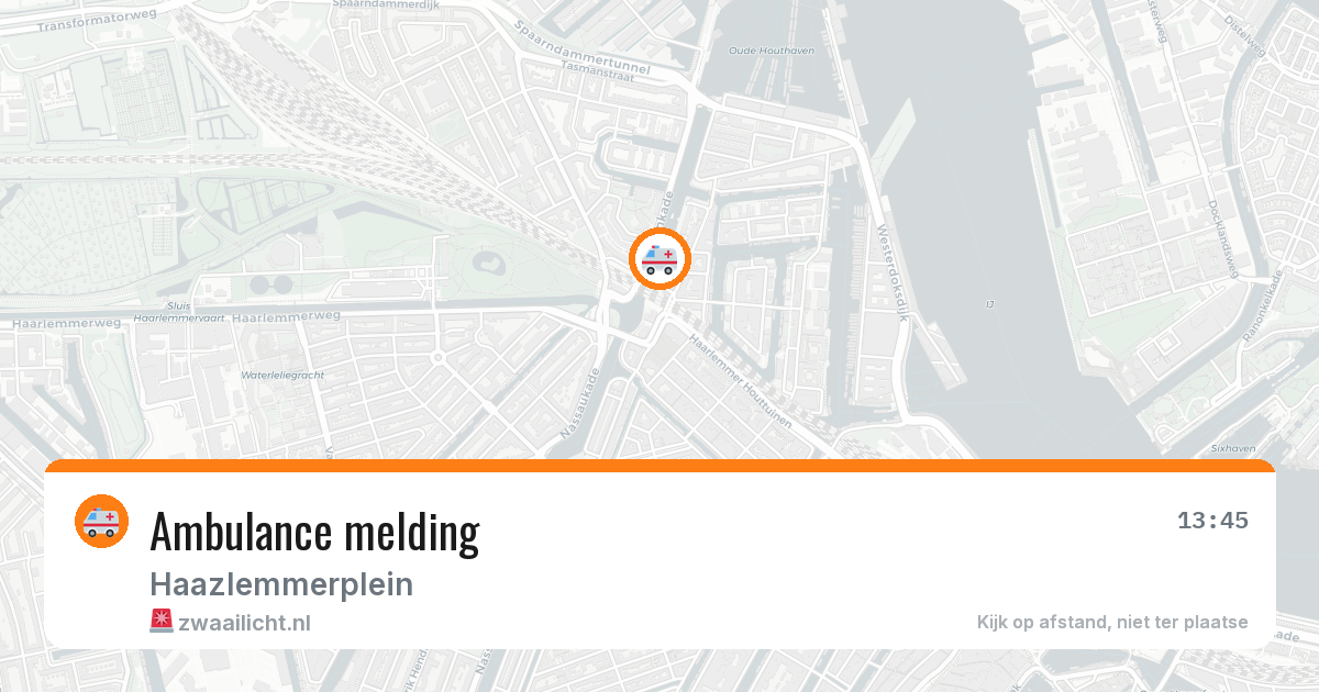 Ambulance melding — 7 jul 2026