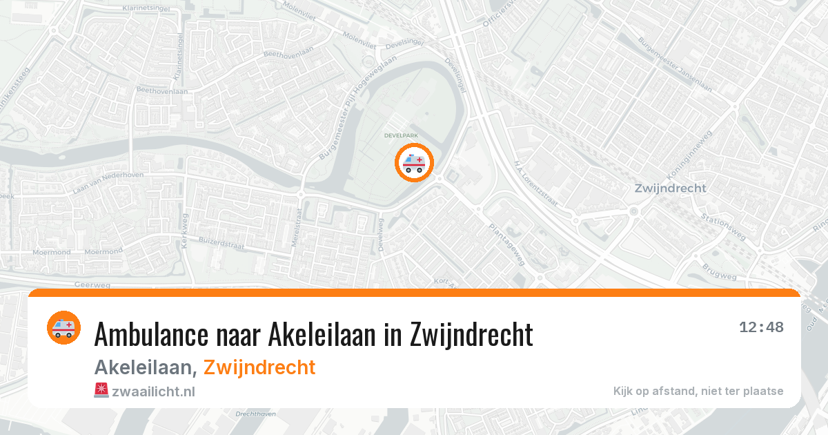 Ambulance naar Akeleilaan in Zwijndrecht — 28 jun 2026