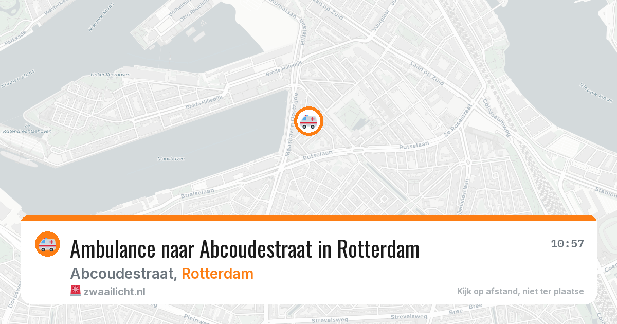 Ambulance naar Abcoudestraat in Rotterdam — 8 jul 2026