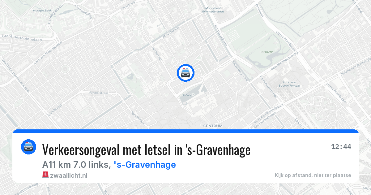 Verkeersongeval met letsel in 's-Gravenhage — 5 mei 2026