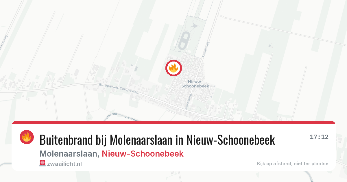 Buitenbrand bij Molenaarslaan in Nieuw-Schoonebeek — 22 jun 2026