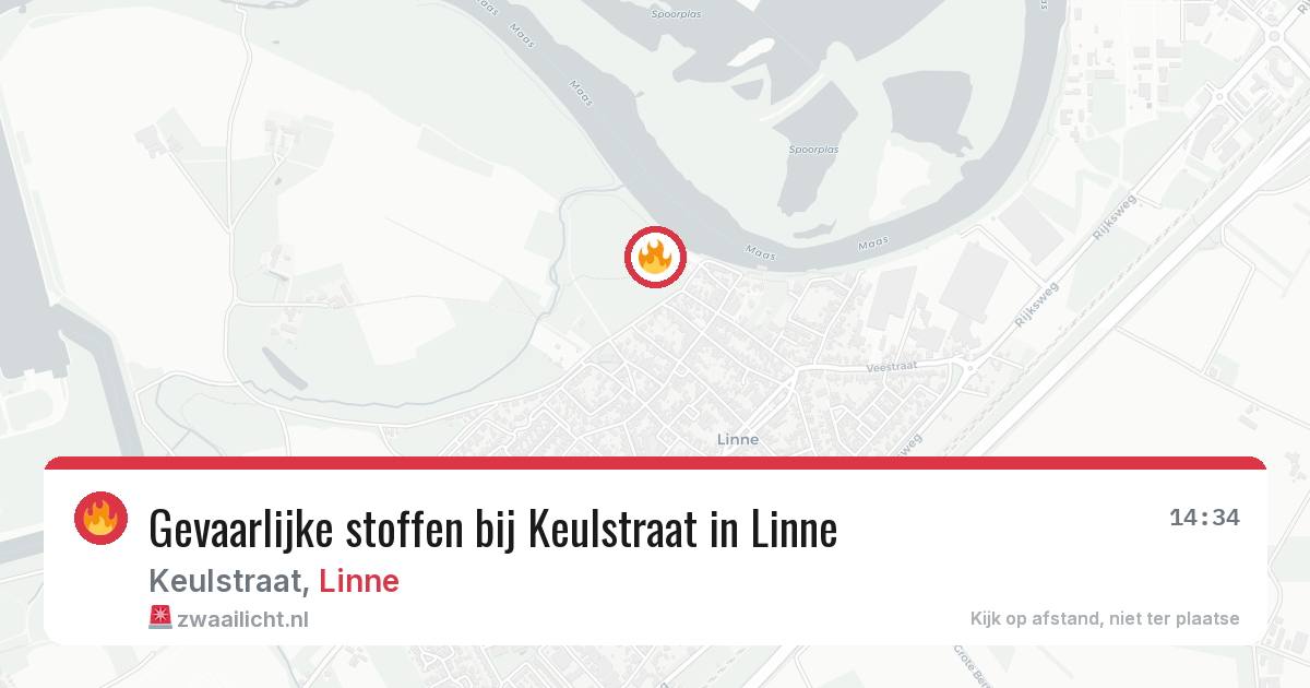 Gevaarlijke stoffen bij Keulstraat in Linne — 19 jun 2026