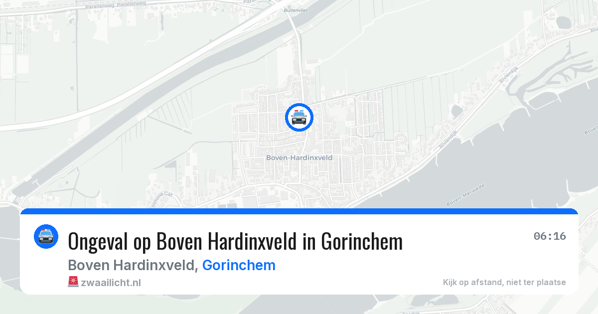 Ongeval op Boven Hardinxveld in Gorinchem — 15 mei 2026