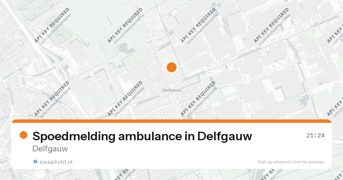 Spoedmelding ambulance in Delfgauw — 12 jul 2026