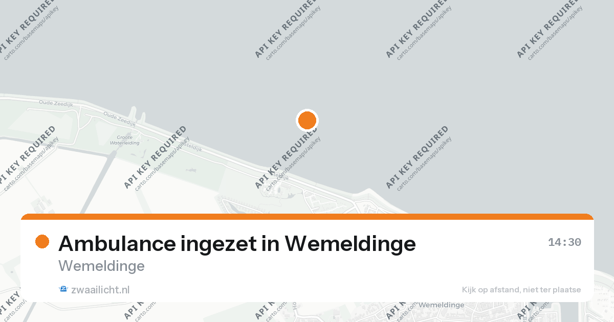 Ambulance ingezet in Wemeldinge — 26 aug 2026