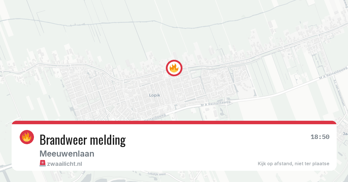 Brandweer melding — 14 apr 2026