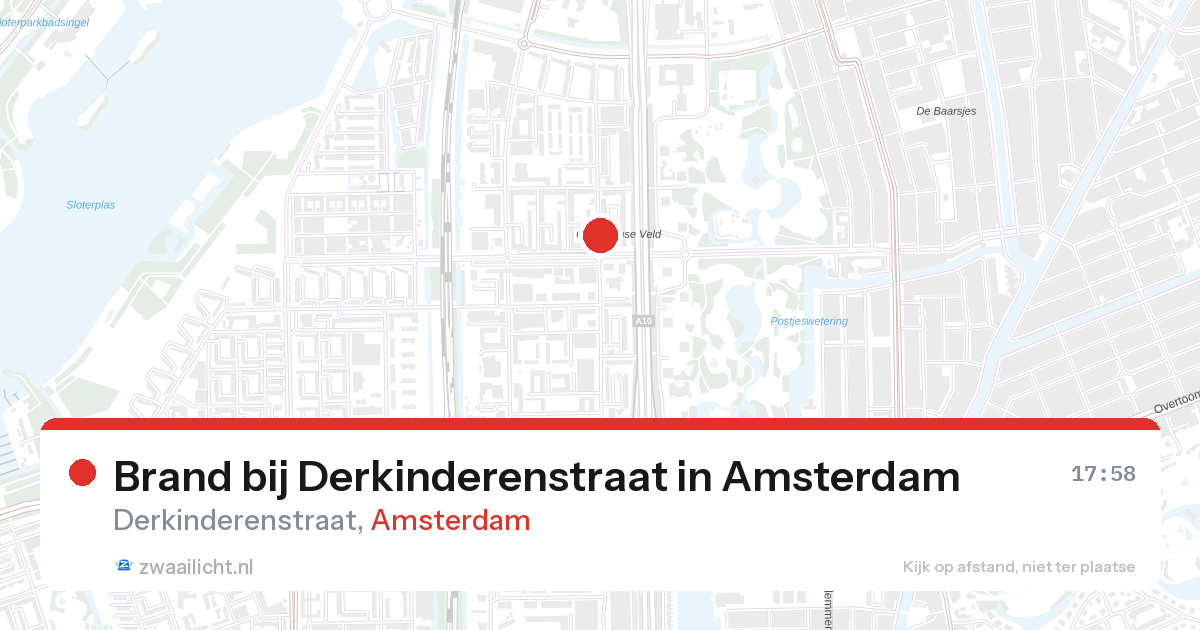 Brand bij Derkinderenstraat in Amsterdam — 28 aug 2026