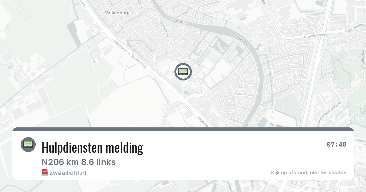 Hulpdiensten melding — 11 feb 2026
