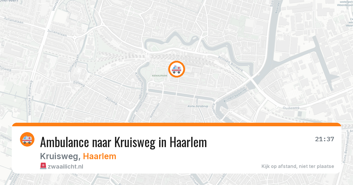 Ambulance naar Kruisweg in Haarlem — 12 feb 2026