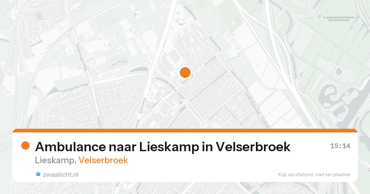 Ambulance naar Lieskamp in Velserbroek — 30 jan 2026