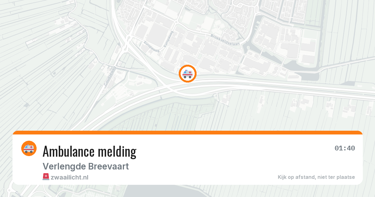 Ambulance melding — 4 aug 2026