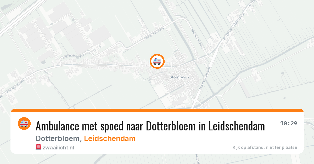 Ambulance met spoed naar Dotterbloem in Leidschendam — 20 jun 2026