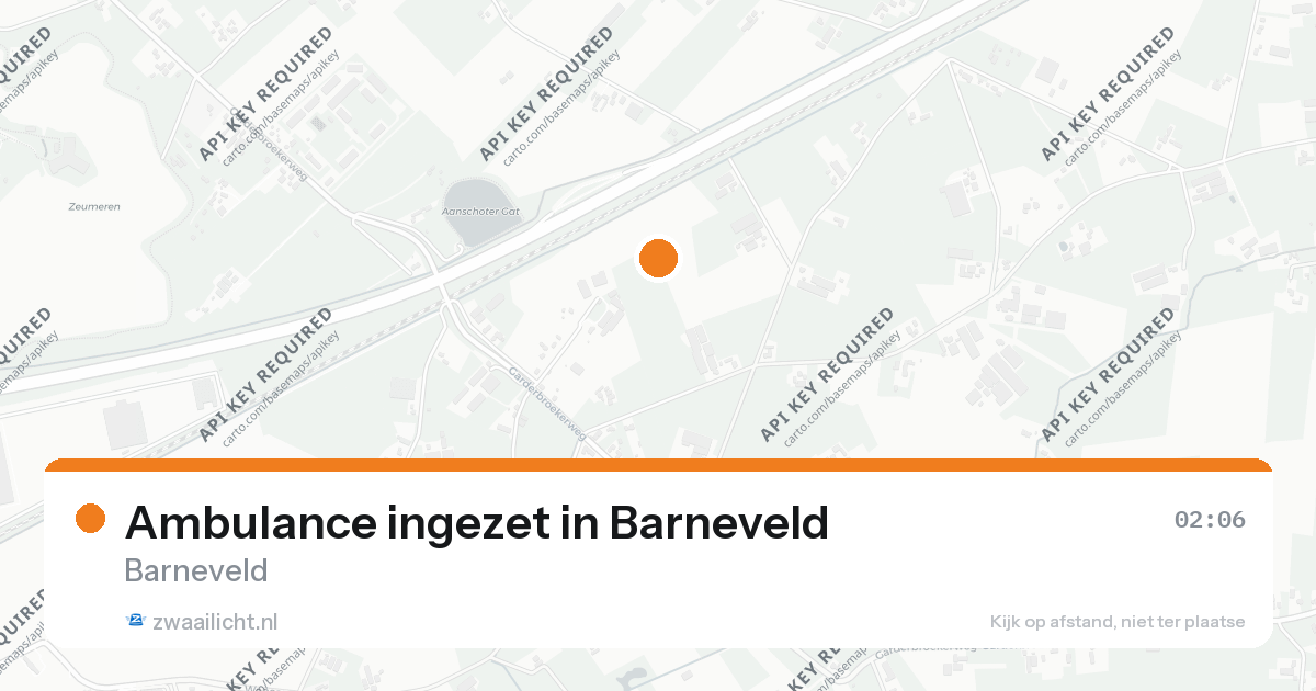 Ambulance ingezet in Barneveld — 23 jul 2026