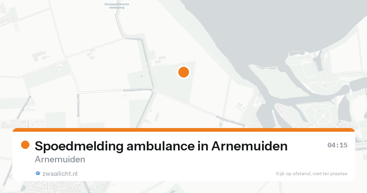 Spoedmelding ambulance in Arnemuiden — 23 aug 2026