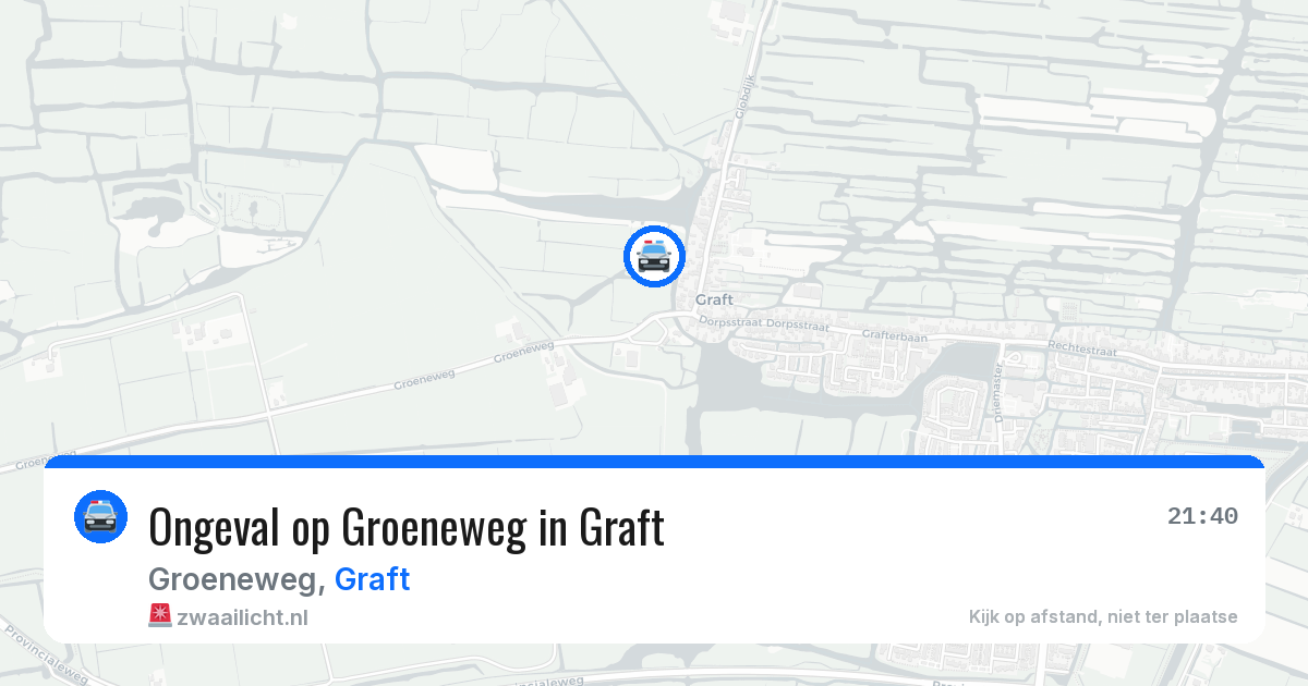 Ongeval op Groeneweg in Graft — 9 jun 2026
