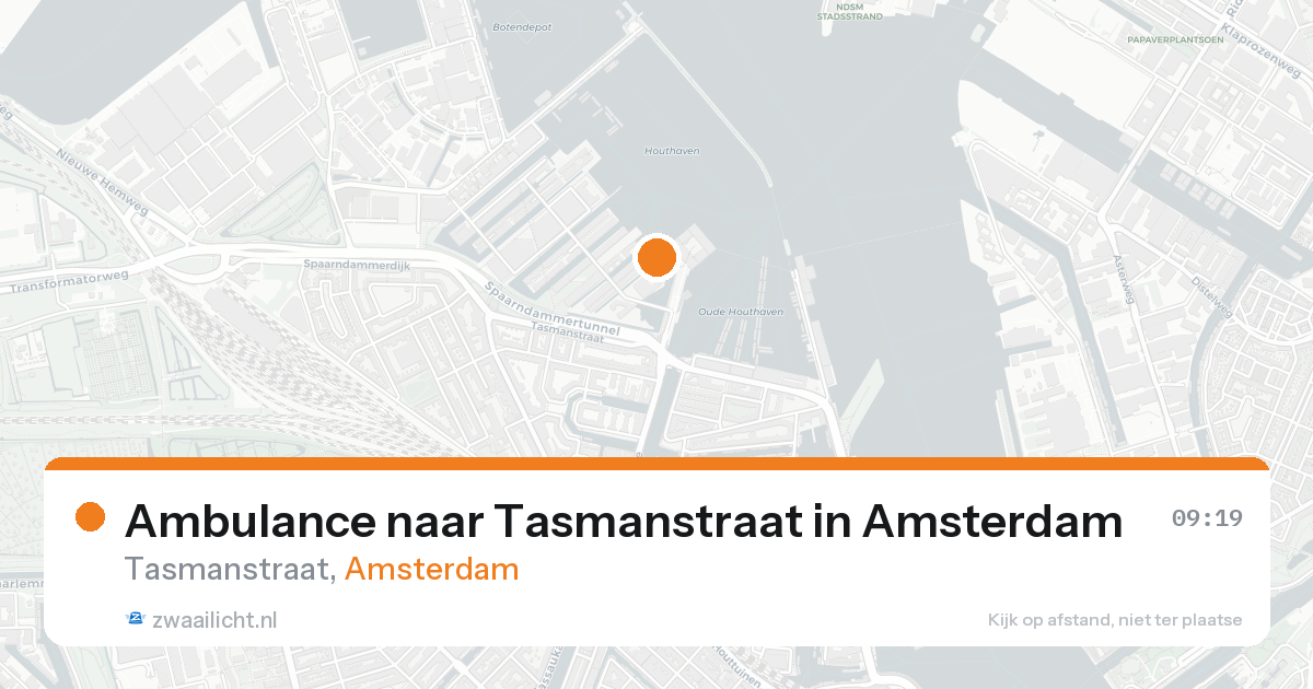 Ambulance naar Tasmanstraat in Amsterdam — 7 feb 2026