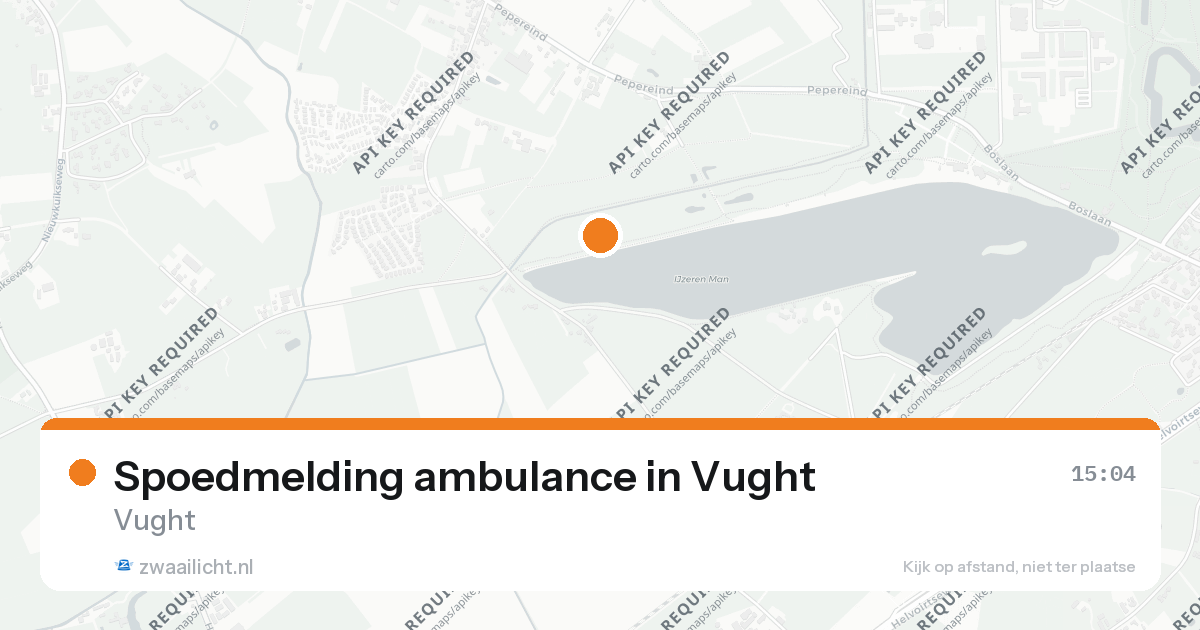 Spoedmelding ambulance in Vught — 21 aug 2026