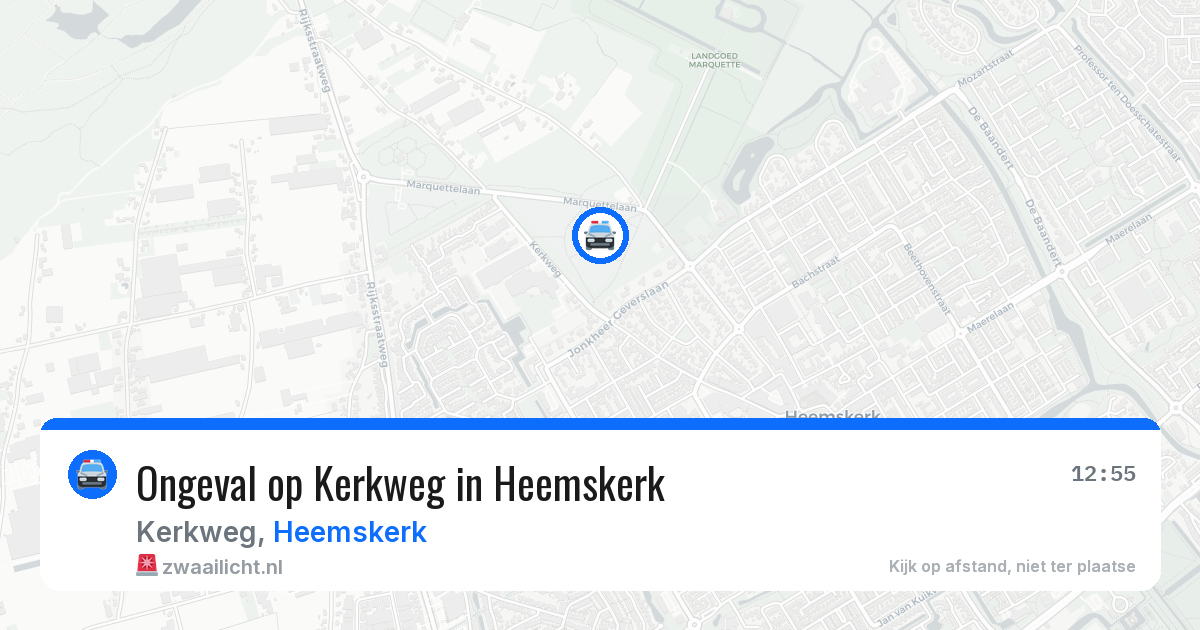 Ongeval op Kerkweg in Heemskerk — 25 apr 2026