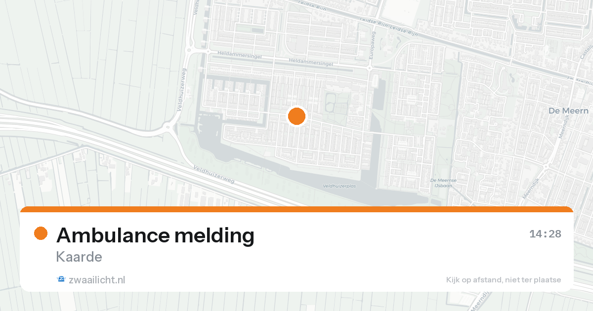 Ambulance melding — 31 jan 2026