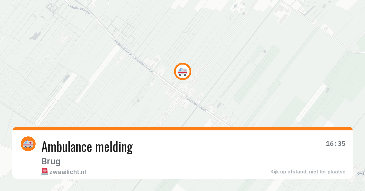 Ambulance melding — 15 jun 2026