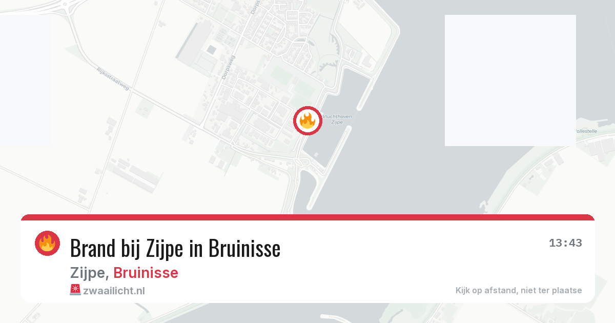 Brand bij Zijpe in Bruinisse — 23 jul 2026