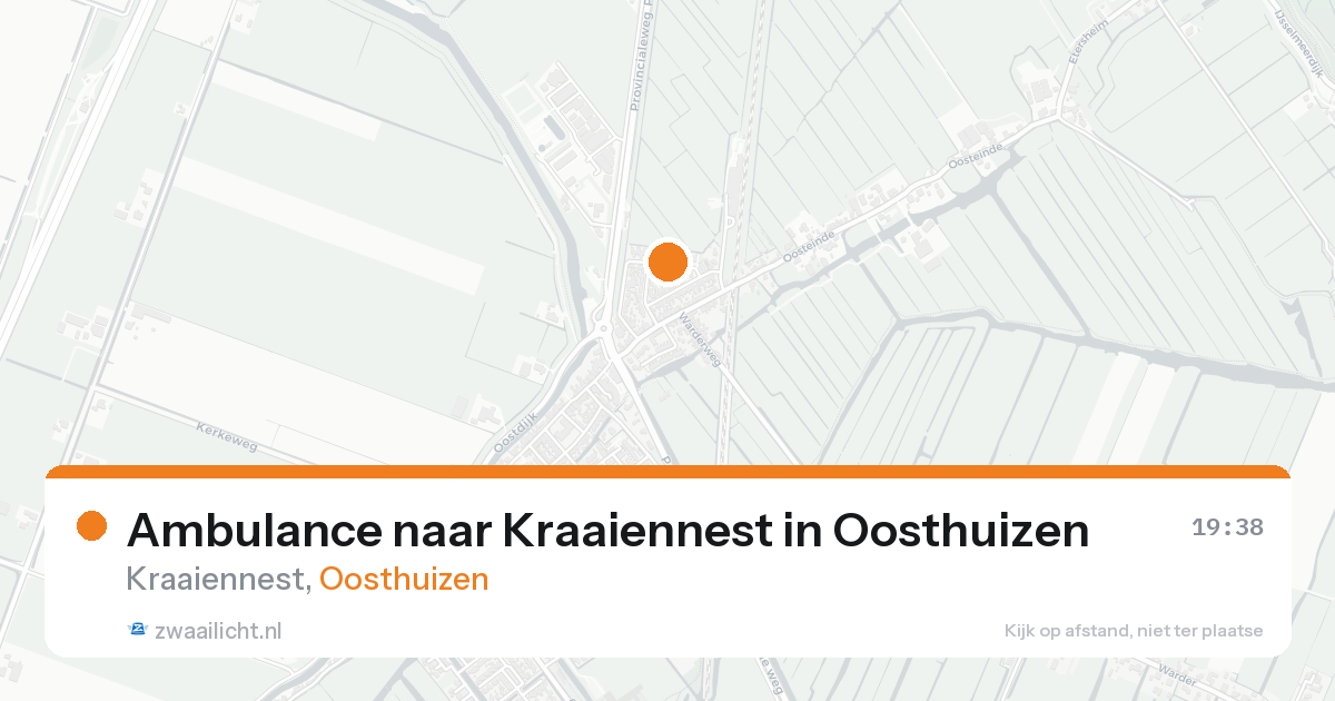 Ambulance naar Kraaiennest in Oosthuizen — 31 jan 2026