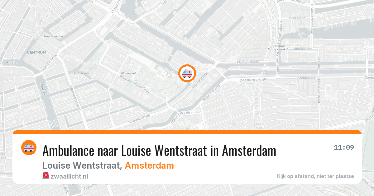 Ambulance naar Louise Wentstraat in Amsterdam — 22 jun 2026