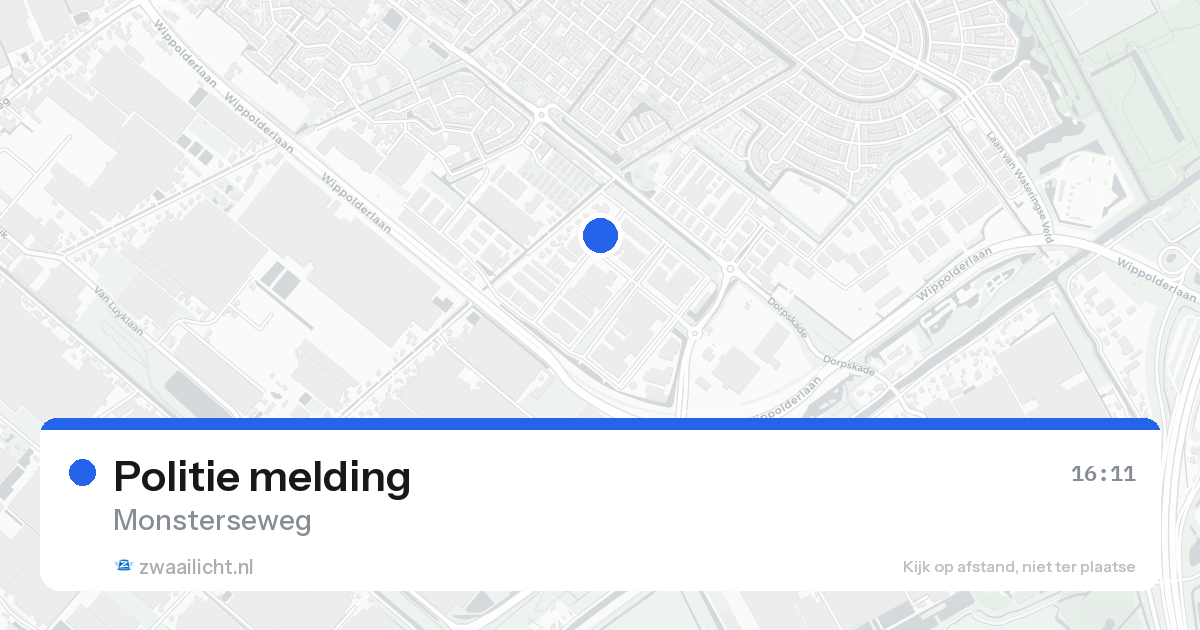 Politie melding — 3 aug 2026