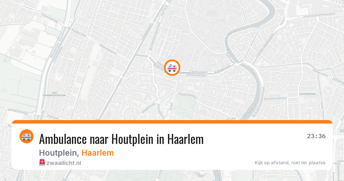 Ambulance naar Houtplein in Haarlem — 5 mei 2026