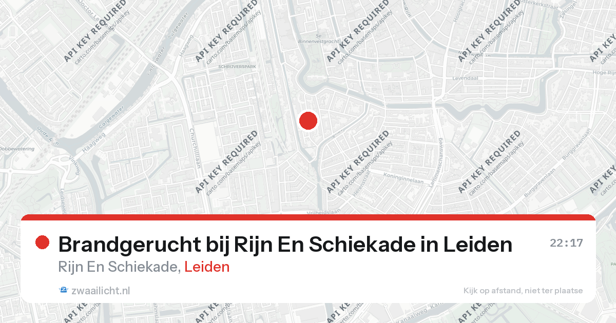 Brandgerucht bij Rijn En Schiekade in Leiden — 17 feb 2026