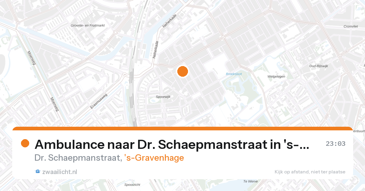 Ambulance naar Dr. Schaepmanstraat in 's-Gravenhage — 4 jun 2026