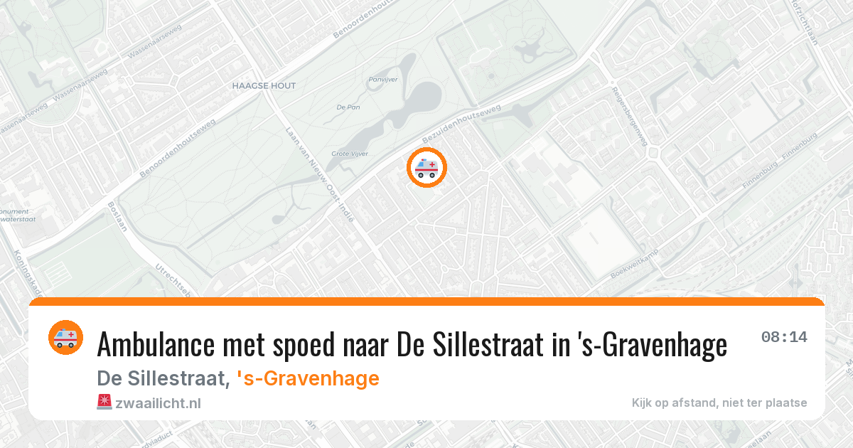 Ambulance met spoed naar De Sillestraat in 's-Gravenhage — 2 jul 2026