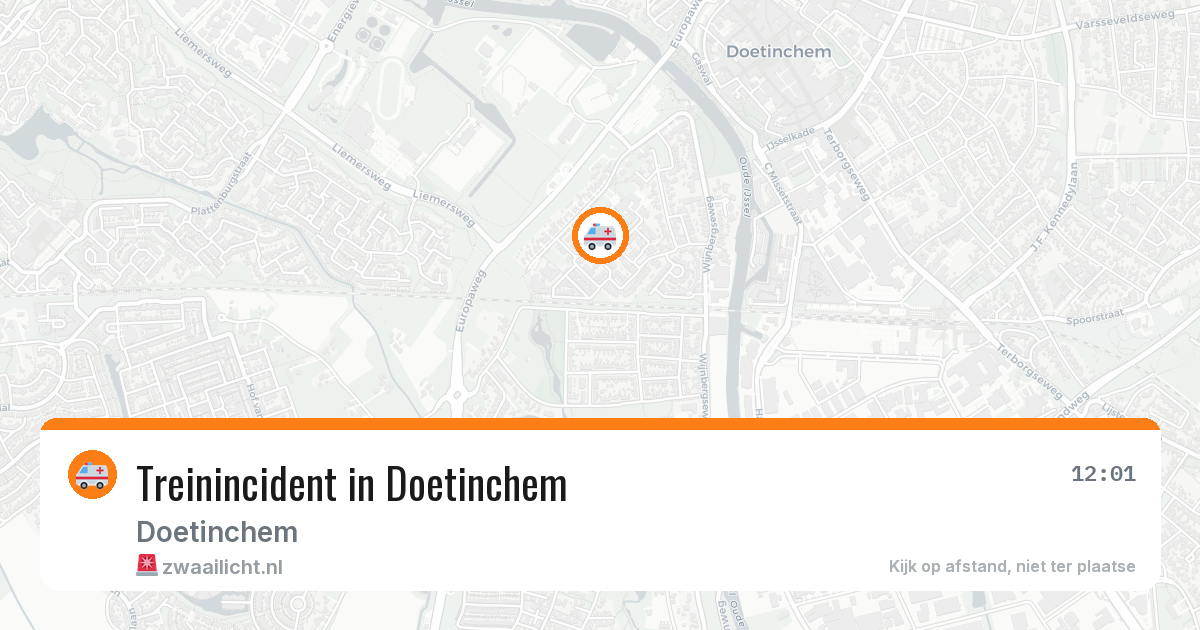 Treinincident in Doetinchem — 30 jun 2026