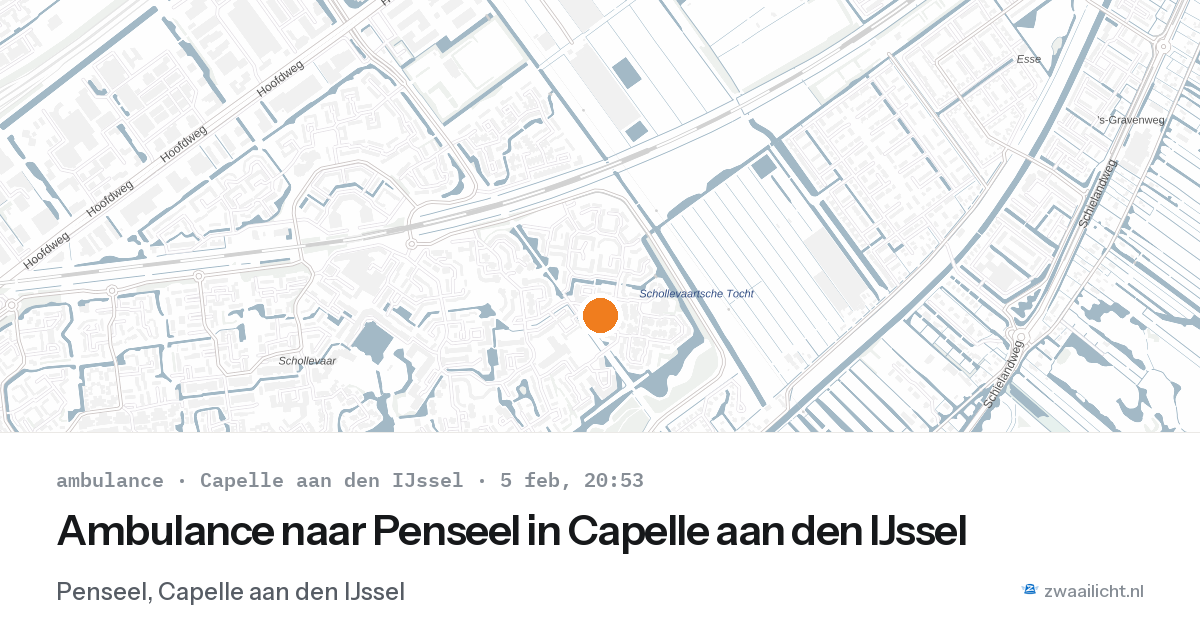 Ambulance naar Penseel in Capelle aan den IJssel — 5 feb 2026