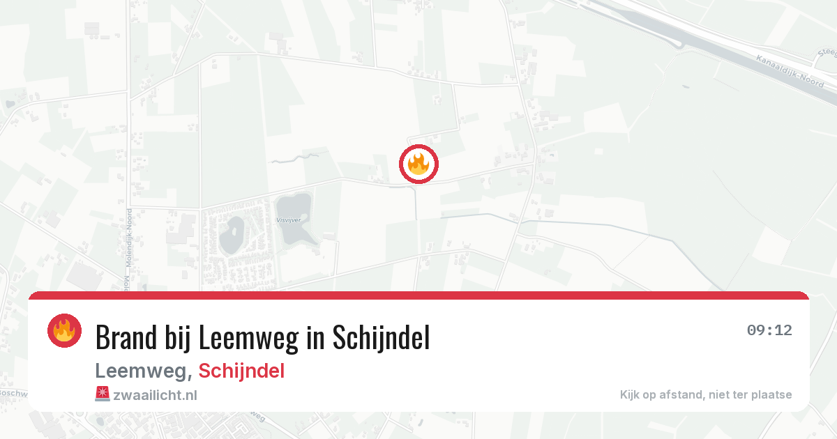 Brand bij Leemweg in Schijndel — 28 jun 2026