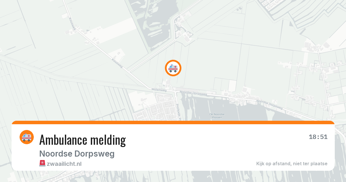Ambulance melding — 6 jun 2026
