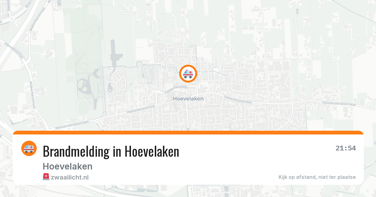 Brandmelding in Hoevelaken — 5 mrt 2026